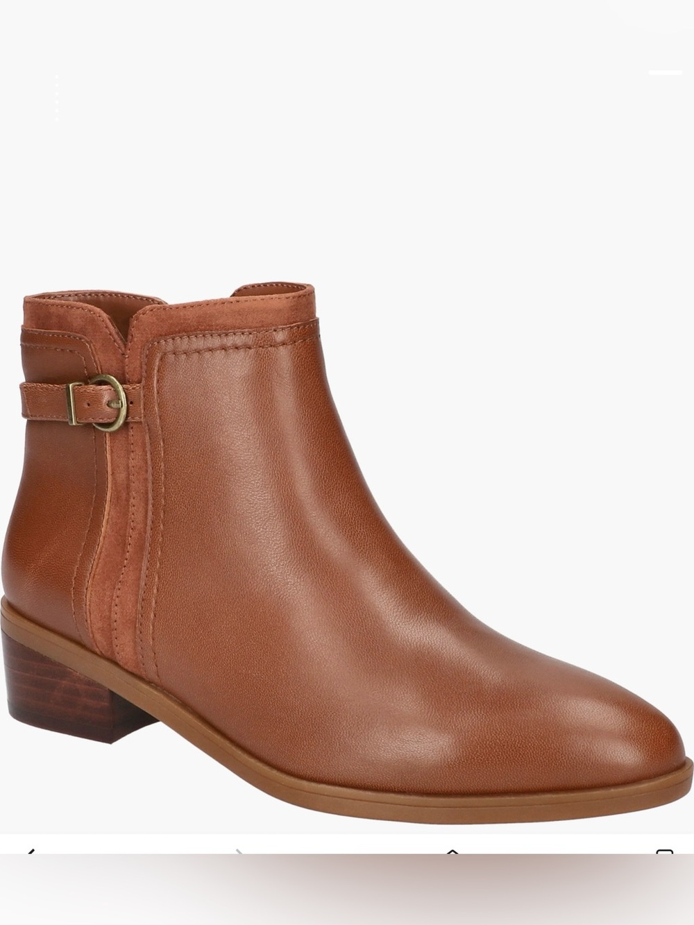 Bella Vita Beatrice Bootie in Camel Leather 51-4294 Size 8 1/2 M